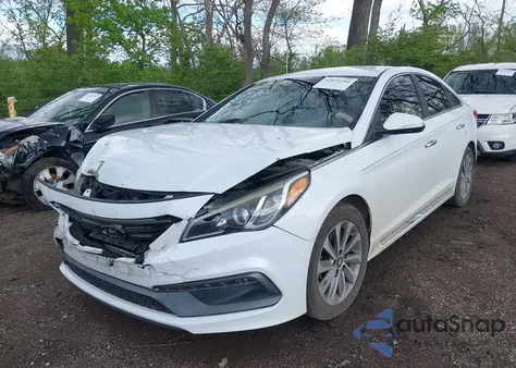 2016 Hyundai Sonata Sport from USA, damaged, VIN 5NPE34AFXGH284435